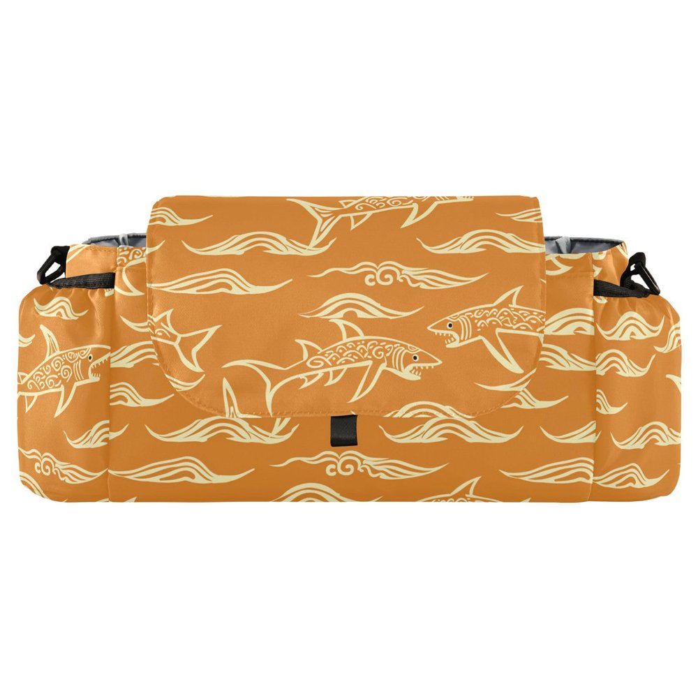 miaozhen Chinese Pattern fish sea Orange stroller holder organizer baby caddy purse accesorios para stroller accesorios para carro de ni?os para frio
