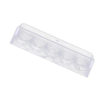 LALADEFIEE Acrylic Poker Chip Rack Organizer Storage Box for 100 Chips for Poker Enthusiasts for Home Games and Tournaments