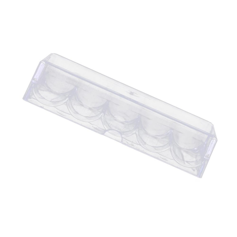 LALADEFIEE Acrylic Poker Chip Rack Organizer Storage Box for 100 Chips for Poker Enthusiasts for Home Games and Tournaments