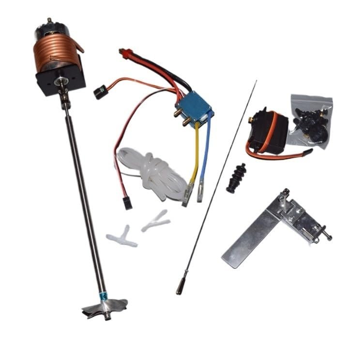 775 Motor Water-Cooled Power Kit with Metal Propeller for RC Boats & Fishing Boats