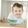 Kisangel 1set Insulated Bowl Temperature- Spoon for Feeding Detachable Design Keeps Food Warm for Toddlers Safe and Dining Tool view 3