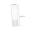 Angoily 10pcs Coin Storage Tubes Clear Plastic Holders with Screw Caps for Long Term Coin Protection Suitable for Collectors Elegant Design for Home and Office view 2