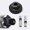 0.5M Pinion Gear 23T Hardened Steel 3.175mm Bore with 2.3mm Adapter, Precision Motor Gear for ARRMA 1/14 Typhon 1/16 Mojave 1/18 Granite, Losi 1/12, 0.5Mod Gear 13T-27T for HOBBYWING Motors view 4