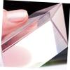 SOLUSTRE Optical Glass Triangular Prism for Physics Experiments Portable Teaching Tool for Light Refraction Demonstrations for Classroom Use and Photography Effects view 3