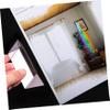 SOLUSTRE Optical Glass Triangular Prism for Physics Experiments Portable Teaching Tool for Light Refraction Demonstrations for Classroom Use and Photography Effects view 4