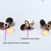 16mm Brass Propeller for 1/350 Bismarck RC Warship Model  4mm Hub, 2mm Shaft Hole, Scale Ship Model Upgrade Part (Two CCW and One CW) view 3