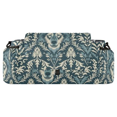 miaozhen William Morris Style Design Wolf Teal car stroller organizer stroller caddy organizer parent console gancho para carriola accesorios para stroller