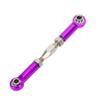 EVTSCAN 6Pcs Aluminum Alloy Adjustable Turnbuckle Rod Linkage for RC Car Upgrades (Purple) view 3