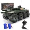 ANTSIR RC Tank Amphibious IFV Remote Control Truck Toy for Kids 5-12, 40+ Min Playtime, 2.4Ghz Waterproof Off-Road Crawler with Manually Rotating Turret (Green Camouflage) view 1