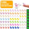 120pcs 3 Styles Mini Resin Ducks Tiny Luminous Glitter Duck Bulk Glow in The Dark Small Little Miniature Ducks Plastic Figures for Dollhouse Decor Micro Garden Home Landscape Aquarium Hide Craft Gift view 2