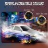 1/43 RC Drift Car, Mini Fast Small Remote Control Car with Gyroscope, 2.4GHz 4WD Full Proportional High Speed Micro Hobby RC Cars with Lights Racing Tires, Toy Model Gift for Adults Kids Boys Girls view 3