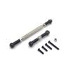 RC Car Parts for MN D90 D99 for FJ45 for MN40 MN45 MN96 MN99 MN99s MN90 MN91 1/12 RC Car Crawler Parts Metal Adjustable Steering Linkage Servo Link Pull Rod(Black) view 1