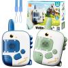 Dinosaur Walkie Talkie for Kids Age 3-5,2 Pack Walkie Talkies Outdoor Indoor Toys with 1000ft Range,Christmas Birthday Gifts Toys for 4 5 6 7 8 Year Old Boys Girls view 1