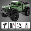 Tiodei 1/16 Scale 4WD JJRC C8813 High-Torque RC Crawler Truck, Waterproof 370 Brushed Motor Off-Road Rock Climber with LED Lights, RTR Remote Control Vehicle for Adults and Hobbyists view 3