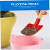 BCOATH 1set Boy Girl Gardening Tools Mini Shovel and Rake for Ergonomic Design for Little Hands Kit Includes Bucket view 3