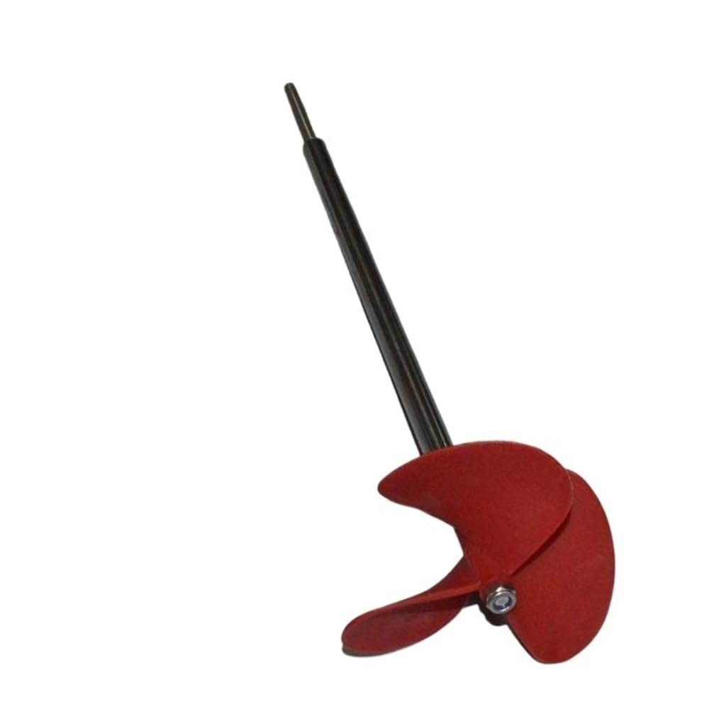 Heavy-Duty 140mm Propeller with 8mm Shaft, Waterproof Transmission Kit for Large Boats, 250-800mm Axle Lengths, Compatible with 5-15mm Motors(Left-250mm-9mm)
