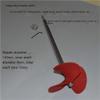 Heavy-Duty 140mm Propeller with 8mm Shaft, Waterproof Transmission Kit for Large Boats, 250-800mm Axle Lengths, Compatible with 5-15mm Motors(Left-250mm-9mm) view 2