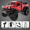 Tiodei 1/16 Scale 4WD C8813 High-Torque RC Crawler Truck, Waterproof 370 Brushed Motor Off-Road Rock Climber with LED Lights, RTR Remote Control Vehicle for Adults and Hobbyists view 3