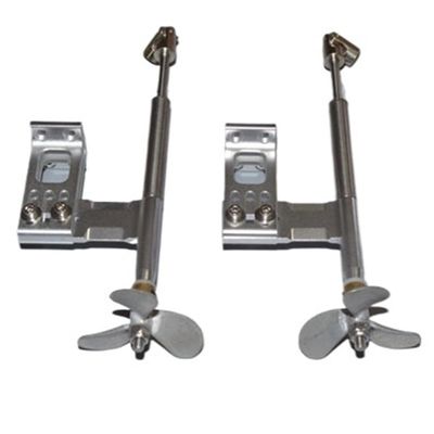 Shaft System Support Assembly, Hanger and Shaft Fixing Bracket for Remote Control Boats, with Sets of Left Hand and Right Hand Propellers for Dual Motors(25CM-3mm)