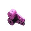 Aluminum Alloy Steering Arms 3MM/4MM/5MM, Color-Coded Single & Double Arms, for Servo Motors & RC Models(3mm-purple-29mm) view 1