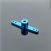 Aluminum Alloy Steering Arms 3MM/4MM/5MM, Color-Coded Single & Double Arms, for Servo Motors & RC Models(4mm-blue-47mm) view 2