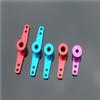Aluminum Alloy Steering Arms 3MM/4MM/5MM, Color-Coded Single & Double Arms, for Servo Motors & RC Models(4mm-blue-47mm) view 3