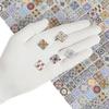150 pcs, Dollhouse Flooring, 1:12 Scale Doll House Tiles, Miniature Checkerboard Floor, REDUCIO! (Colorful Azulejo Mosaic) view 1
