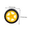 BESPORTBLE 6pcs for Boy Girl Smart Car Robot Toys Bauble Wheels for Model Accessories and Versatile Rubber Tire view 2