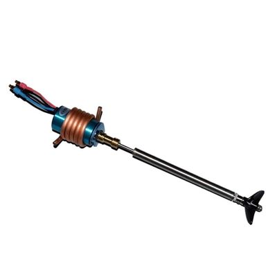 Brushless Motor Transmission Kit with Water-Cooling for RC Speedboat Modification, 3MM Hard Shaft(10CM)