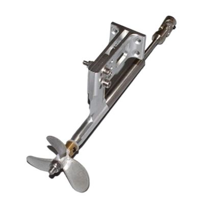 Shaft System Support Assembly, 4mm Hanger and Shaft Fixing Bracket for Remote Control Boats, with Sets of Left Hand Propeller for Single Motor(10CM-2.3MM)