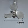 Shaft System Support Assembly, 4mm Hanger and Shaft Fixing Bracket for Remote Control Boats, with Sets of Left Hand Propeller for Single Motor(10CM-2.3MM) view 3