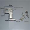 Shaft System Support Assembly, 4mm Hanger and Shaft Fixing Bracket for Remote Control Boats, with Sets of Left Hand Propeller for Single Motor(10CM-2.3MM) view 4