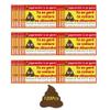 120pcs French Parking Violation Stickers Illegally Parked Decal 2x3 Inch Multi Reasons Parking Violation Label Funny Prank Its Time to Punish Parking Lot Idiots Gag Gift view 1
