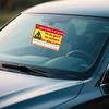 120pcs French Parking Violation Stickers Illegally Parked Decal 2x3 Inch Multi Reasons Parking Violation Label Funny Prank Its Time to Punish Parking Lot Idiots Gag Gift view 4