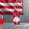 Abaodam Patriotic Gnome Figurines Charming Plush Decorations for Fourth of July Labor Day Memorial Day Celebrations for Desktop Indoor Spaces view 4