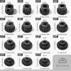 0.5M Pinion Gear 13T 14T 15T 16T 17T Hardened Steel 3.175mm Bore with 2.3mm Adapter, Gear for ARRMA 1/14 Typhon 1/16 Mojave 1/18 Granite, Losi 1/12, 0.5Mod Gear 13T-27T for HOBBYWING Motors view 2