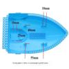DIY RC Boat Hull Kit with Cabin & Deck, 190mm x 85mm x 52mm, Assemble Your Own Electric Boat(White) view 4