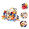 HOMOBABE 1set Boy Girl Tool Set Educational Boy Girl Tool Kit Portable Carrying Basket for Imaginative Play Birthday for Boys Girls Interactive Learning view 3