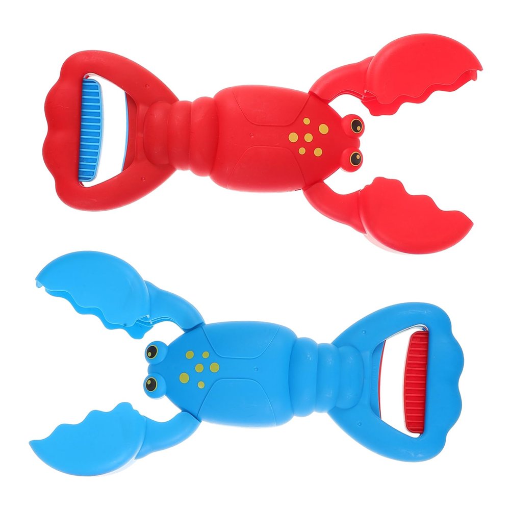 BESPORTBLE 2pcs Plastic Lobster Claw Sand Grabber Outdoor Beach Digger for Lightweight Portable Summer Fun Encourages Group Play Friendly Design