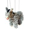Artisan Owl Donkey Marionette Puppet - Yarn Donkey with Wooden Feet, Detachable Strings view 1