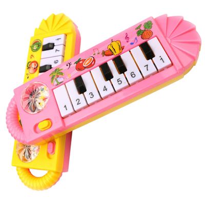 BESPORTBLE 2pcs Piano Key Musical Keyboard for Cartoon Design Enhances Music Interest and Hand Eye Coordination Educational Present Random Color