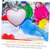 BRIGHTFUFU 3Pcs Maker Clips Creative Outdoor Fight for Fun Holders Heart Star and Snowman Shapes Tool for Family Fun view 3