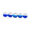 Kisangel 5pcs Sea Fish Bouncy Ball Soft Rubber Jumping Balls for Boy Girl -Themed Toys for Safe and Odorless Blue Design view 1