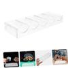 SOPOTUTU 2pcs Acrylic Poker Chip Holder Tray Portable Multi-grid Storage Case for Poker Chips Rack Box view 3