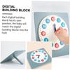Kisangel Clock Toy for Boy Girl Montessori Educational Wooden Clock Puzzle Color Learning for Early Childhood Development Home Classroom view 3