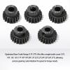 0.5M Pinion Gear 20T Hardened Steel 3.175mm Bore with 2.3mm Adapter, Precision Motor Gear for ARRMA 1/14 Typhon 1/16 Mojave 1/18 Granite, Losi 1/12, 0.5Mod Gear 13T-27T for HOBBYWING Motors view 3