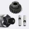 0.5M Pinion Gear 20T Hardened Steel 3.175mm Bore with 2.3mm Adapter, Precision Motor Gear for ARRMA 1/14 Typhon 1/16 Mojave 1/18 Granite, Losi 1/12, 0.5Mod Gear 13T-27T for HOBBYWING Motors view 4