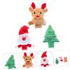 Abaodam 3pcs Christmas Slap Bracelets for Boys and Girls Adorable Santa Elk Christmas Tree Designs Fun Wrist Decorations for Holiday Parties Birthdays Festive Gatherings view 3