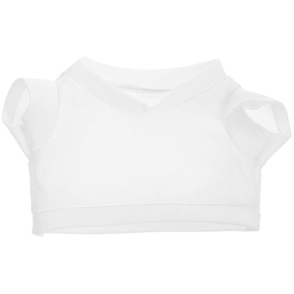 Kisangel Blank Bear T-Shirt for Stuffed Animals Clothing Accessories Set Soft Comfortable for Sublimation Printing at for Bear