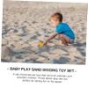 BCOATH 1Set Portable Sand for Funny Beach Playing with Sand Excavating Tools for Beach Fun Birthday Present view 4